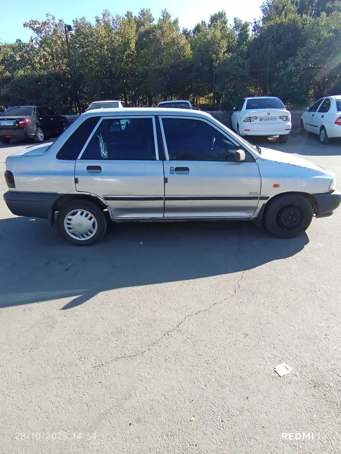 پراید نقره ای مدل 86 بنزینی|خودرو سواری و وانت|اقبالیه, |دیوار