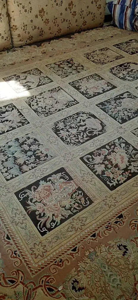 قالی ابریشم|فرش|مسجد سلیمان, |دیوار