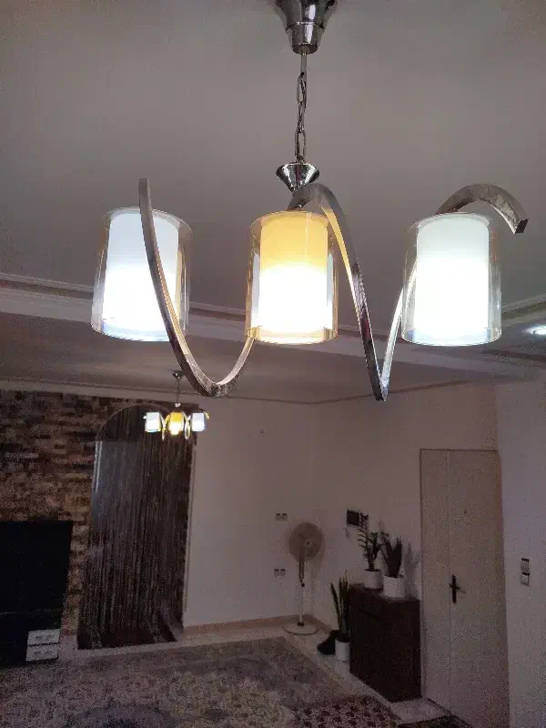 لوستر استیل|لوستر و چراغ آویز|بابل, |دیوار