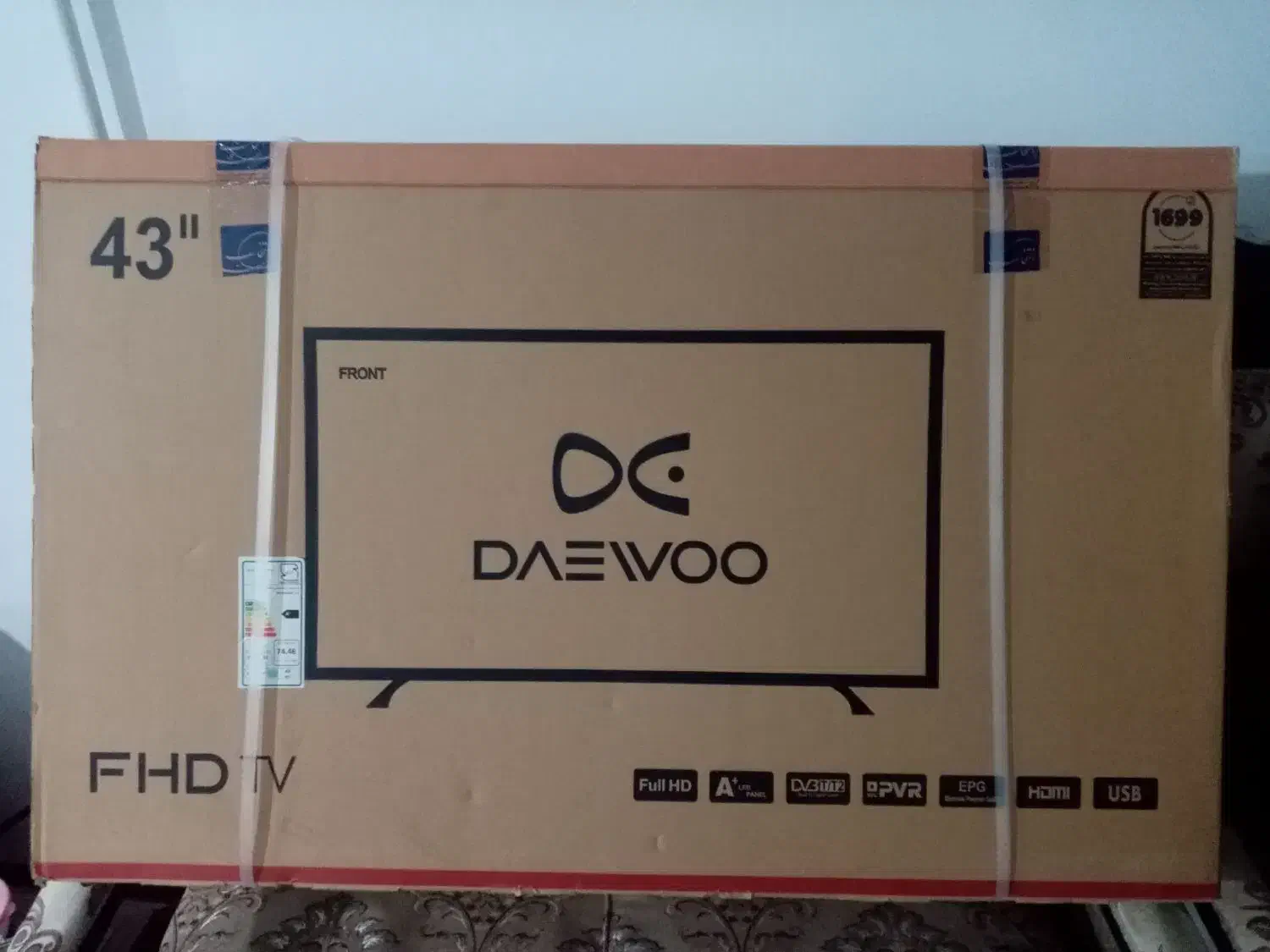 تلویزیون ال ای دی دوو 43|تلویزیون و پروژکتور|سنندج, |دیوار