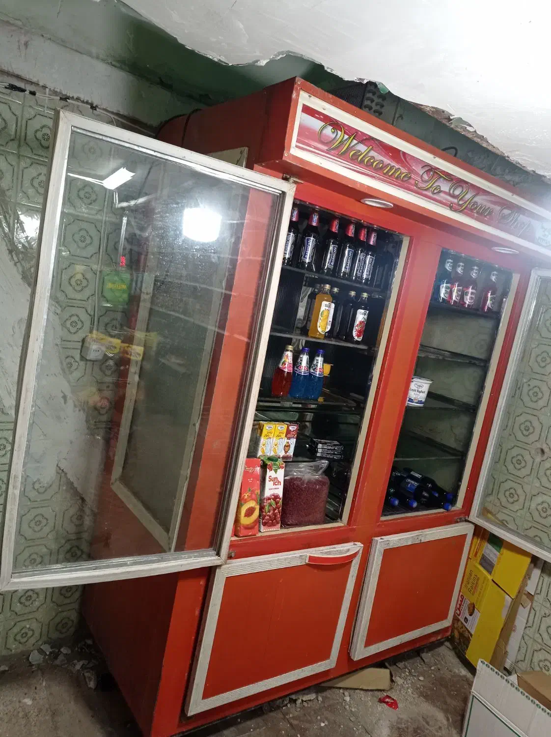 یخچال|یخچال و فریزر|گرمی, |دیوار