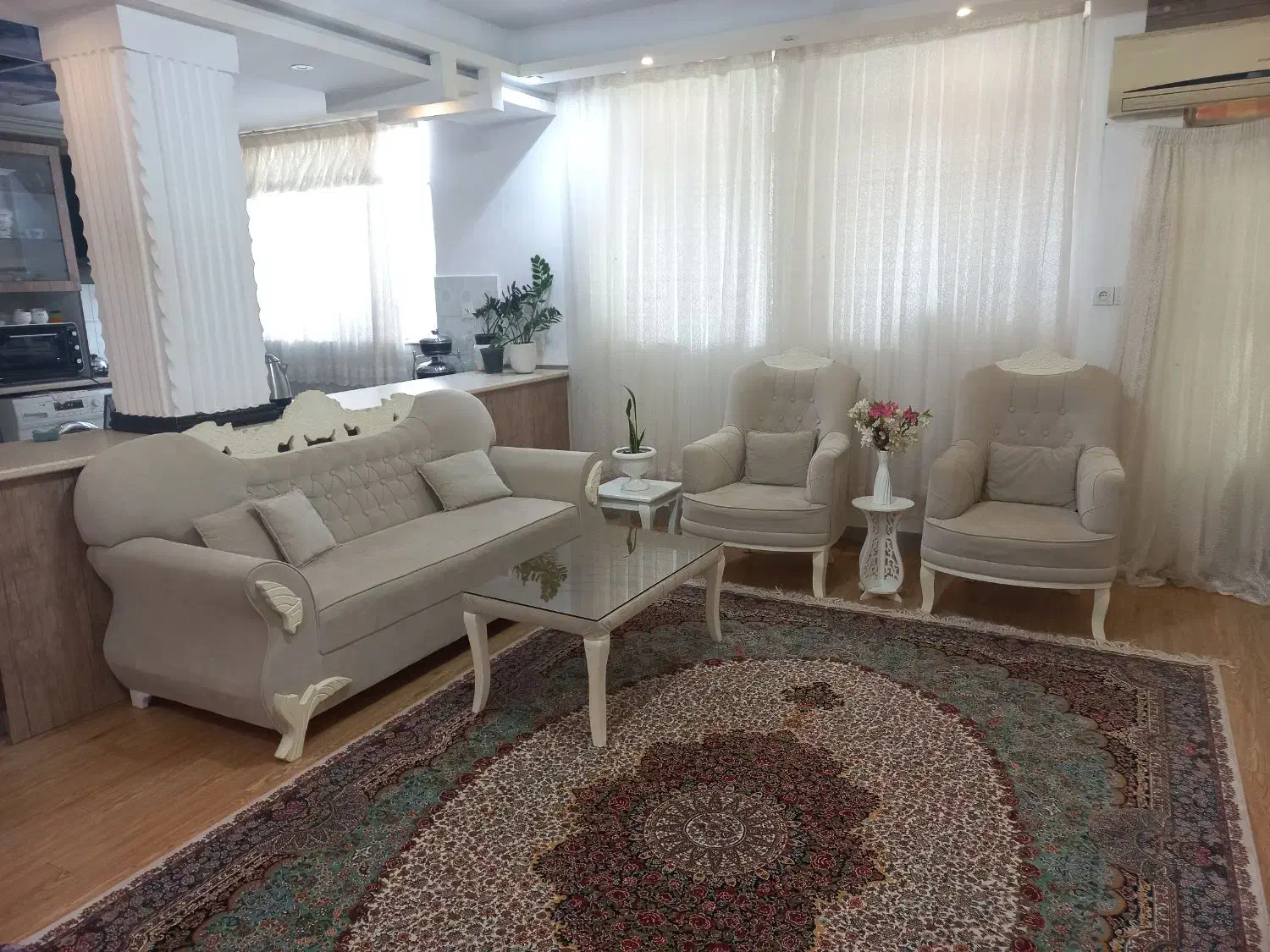 مبل ۷ نفره|مبلمان خانگی و میز عسلی|فومن, |دیوار