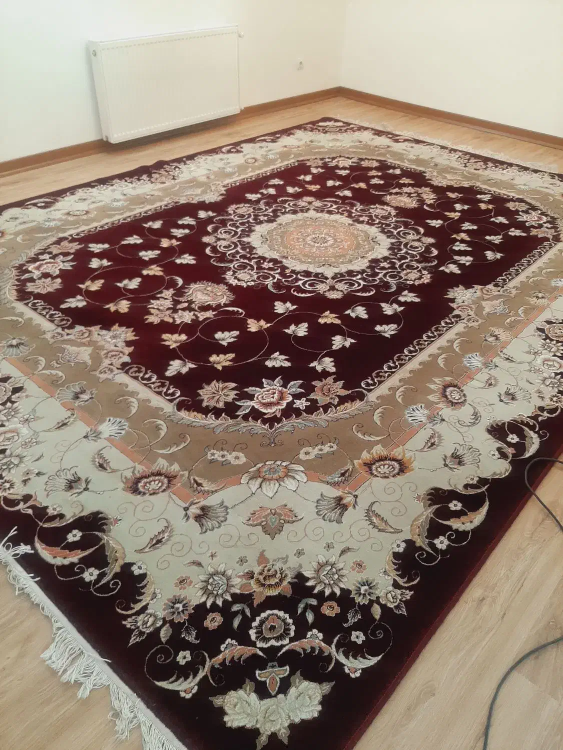 یک عدد فرش ۱۲ متری دست دوم|فرش|اشتهارد, |دیوار