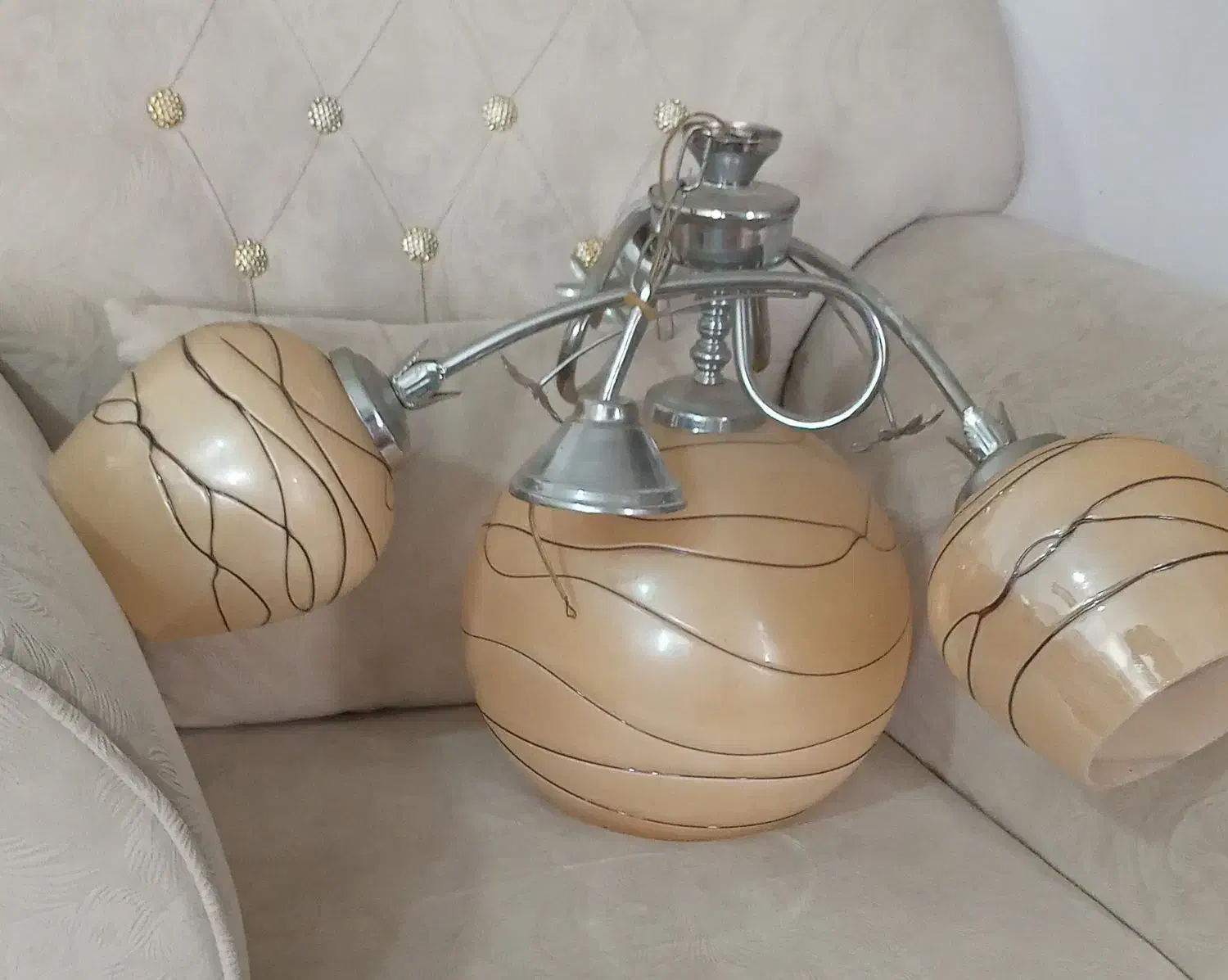 لوستر|لوستر و چراغ آویز|محمدیه-قزوین, |دیوار