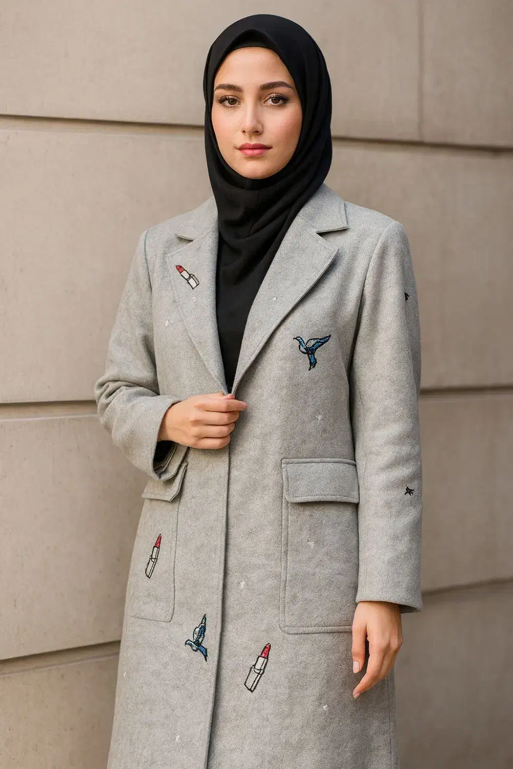 پالتو|لباس|ایوان, |دیوار