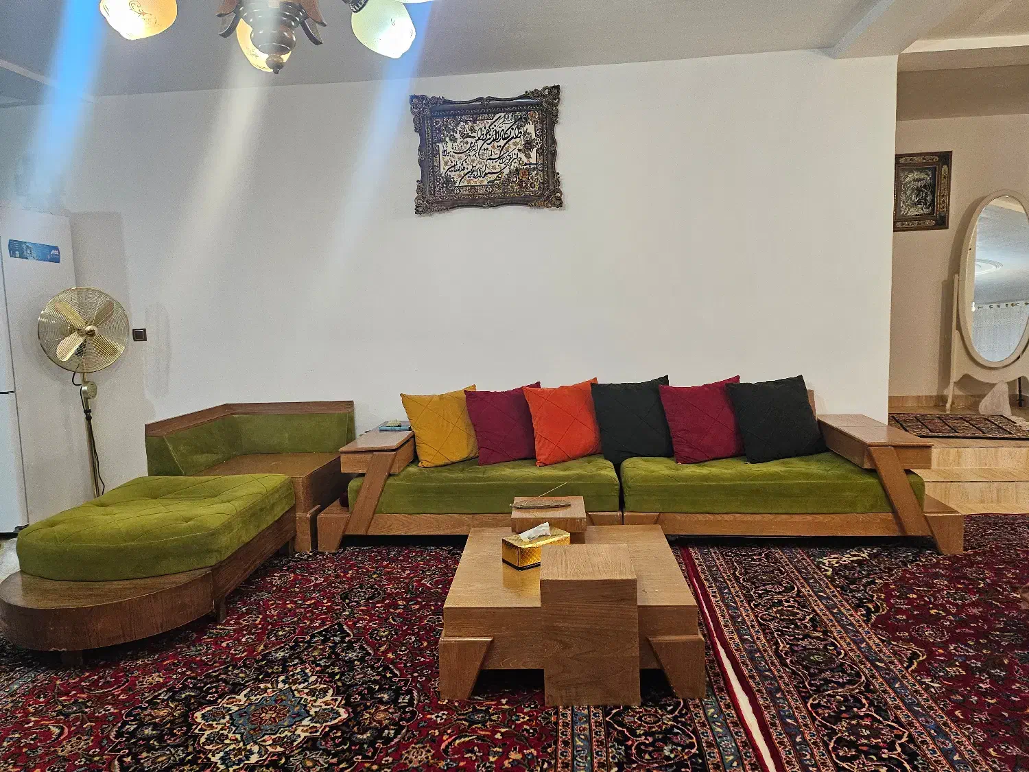 مبل راحتی۷ نفره|مبلمان خانگی و میز عسلی|کلاردشت, |دیوار