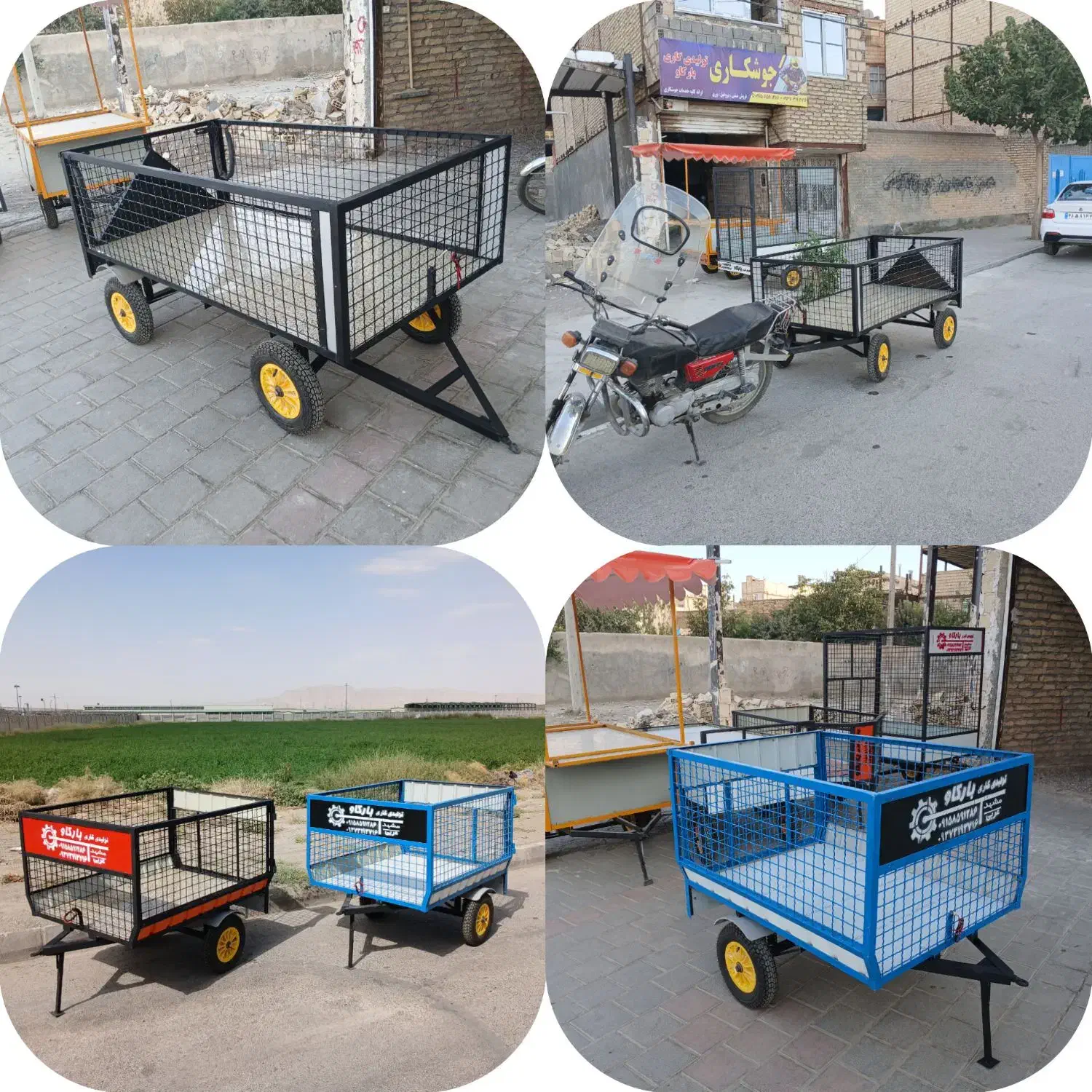 گاری وانت موتوری غرفه فلافلی سیار هندا سه چرخ بودی|ماشینآلات صنعتی|لار, |دیوار