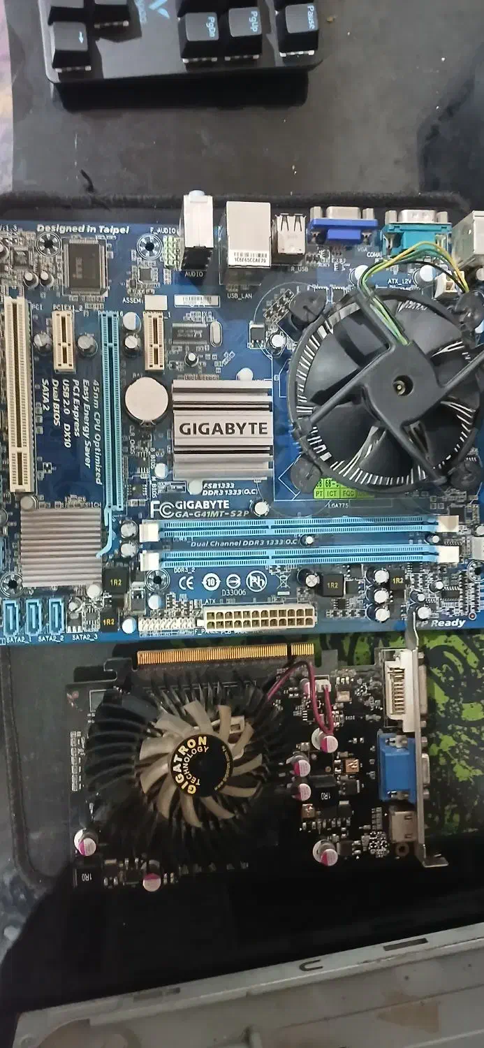 مادربرد ddr3 با cpu و گرافیک|قطعات و لوازم جانبی رایانه|برازجان, |دیوار