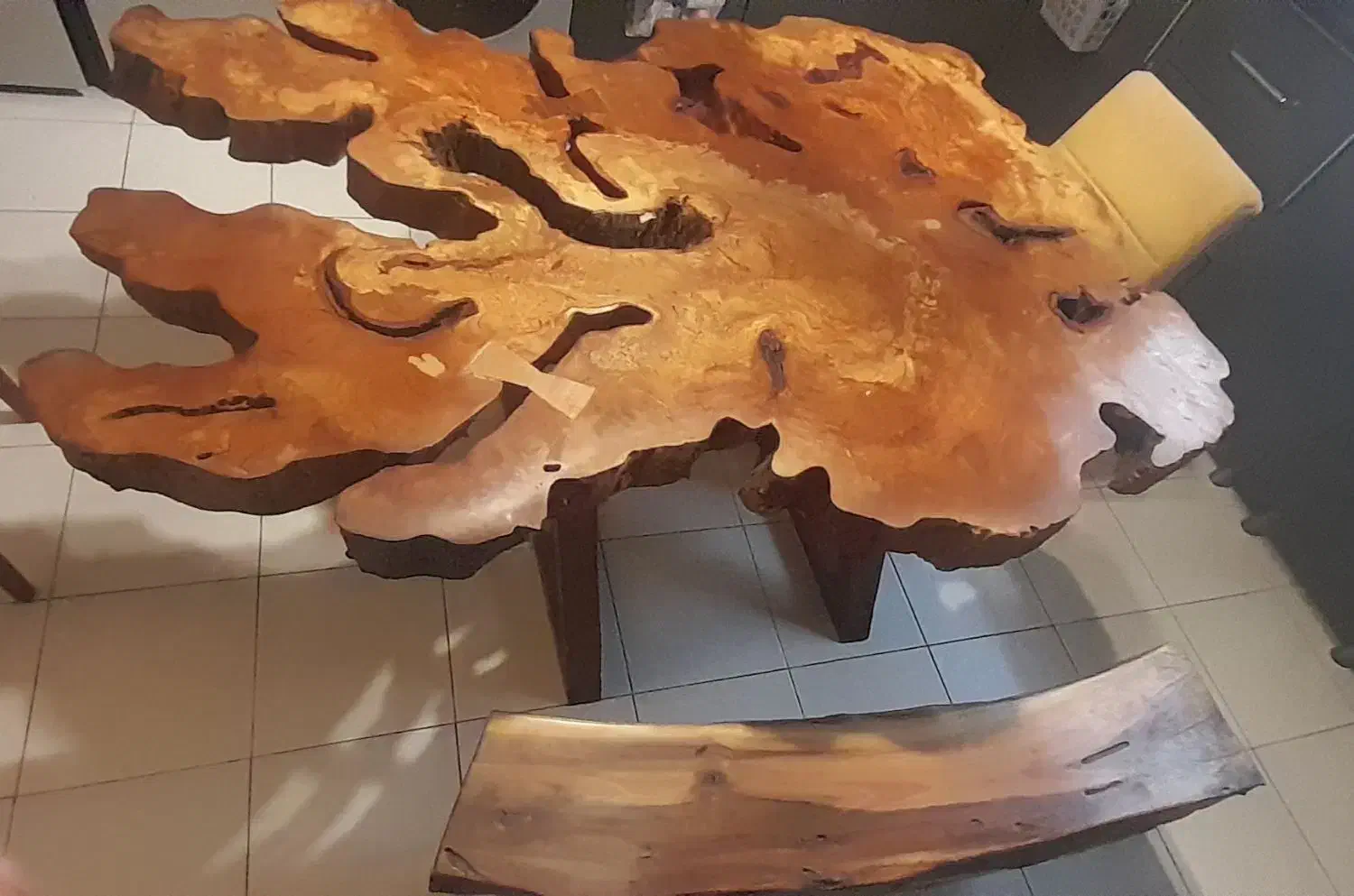 میز روستیک|میز و صندلی غذاخوری|تهران, زرکش|دیوار