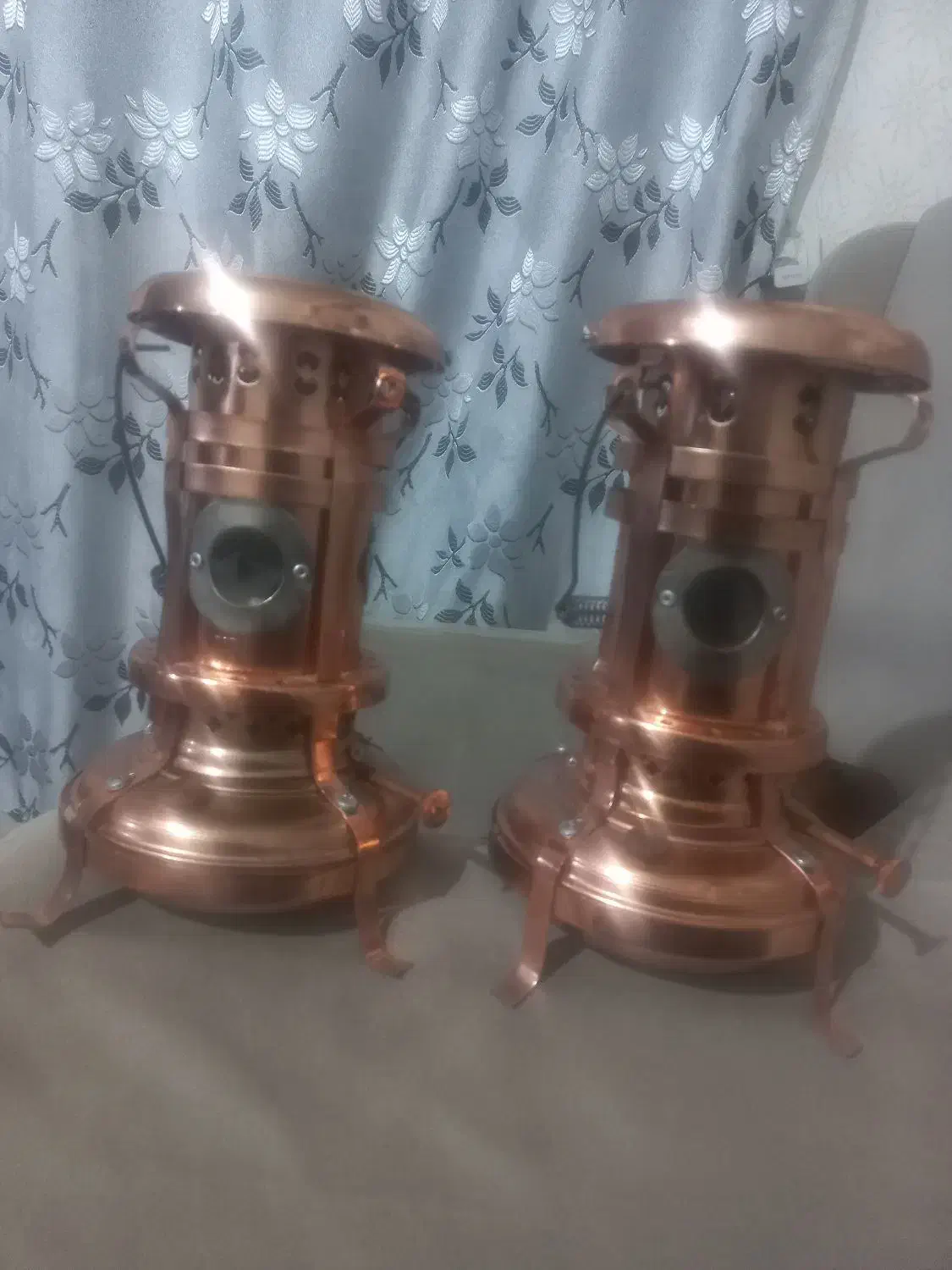 دو تا چراغ مسی|لامپ و چراغ|خرم‌آباد, |دیوار