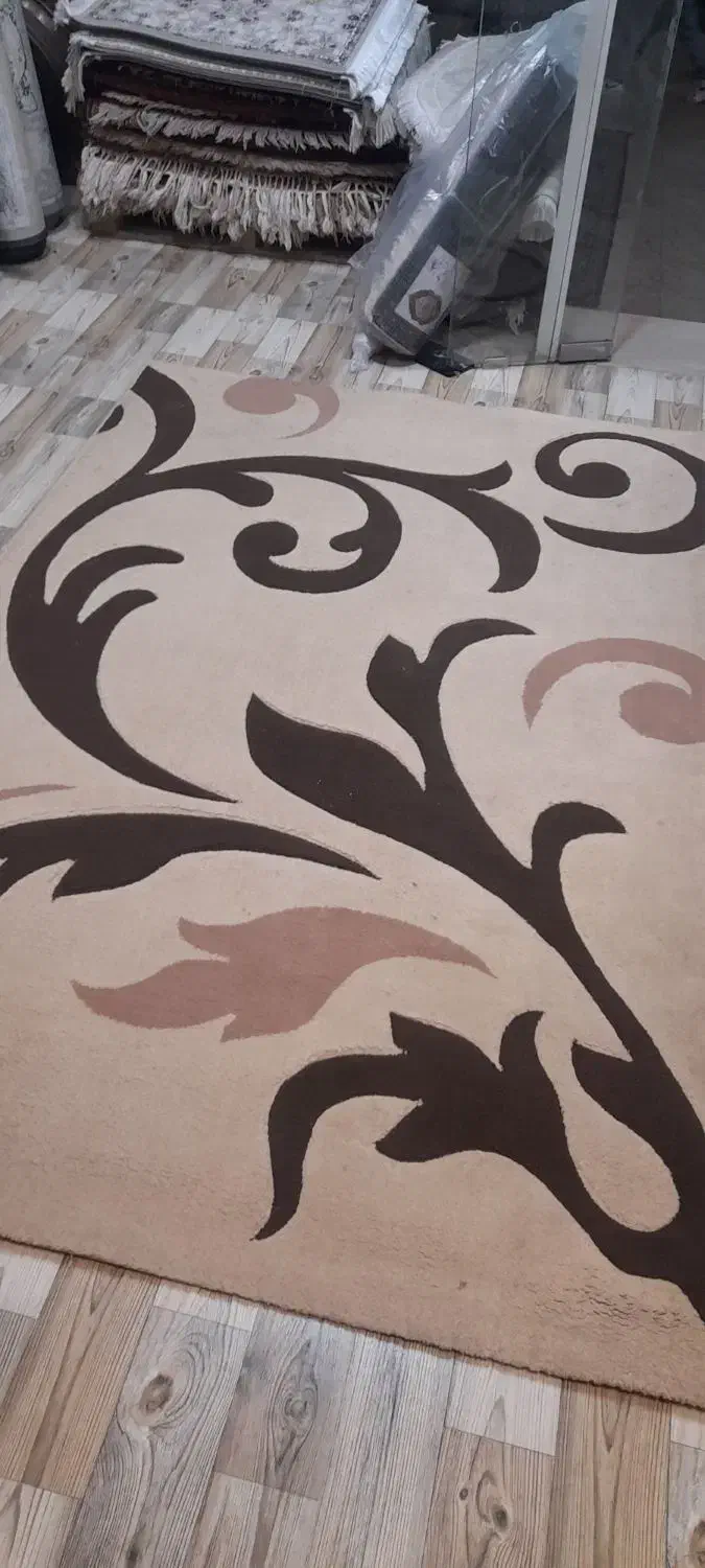 یک جفت قالی ۱۲متری گردویی تمام نخ جفتش ۸۶۰۰|فرش|قوچان, |دیوار