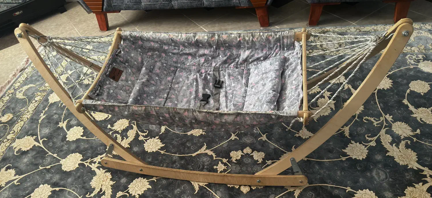 گهواره ننو نوزاد|تخت و سرویس خواب|رودسر, |دیوار