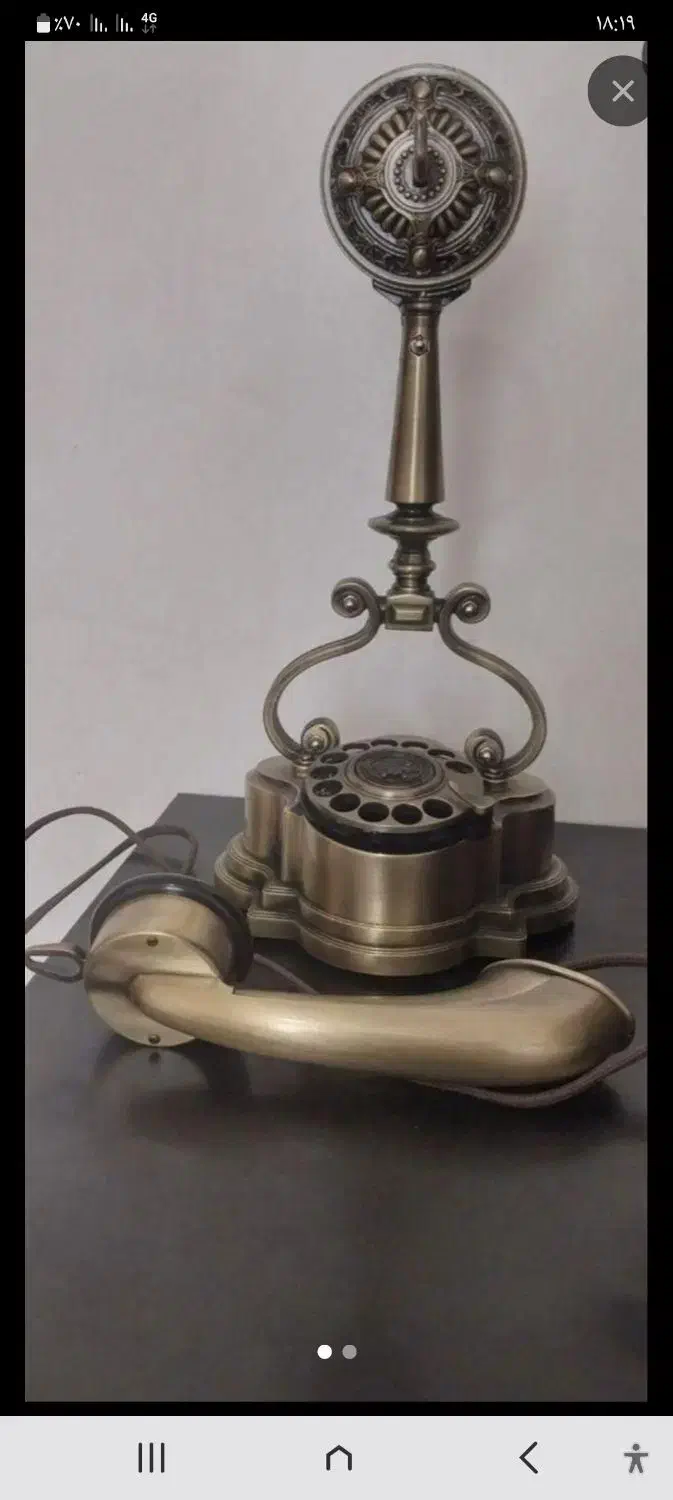 گوشی رومیزی  برنز اصل|تلفن رومیزی|خرم‌آباد, |دیوار