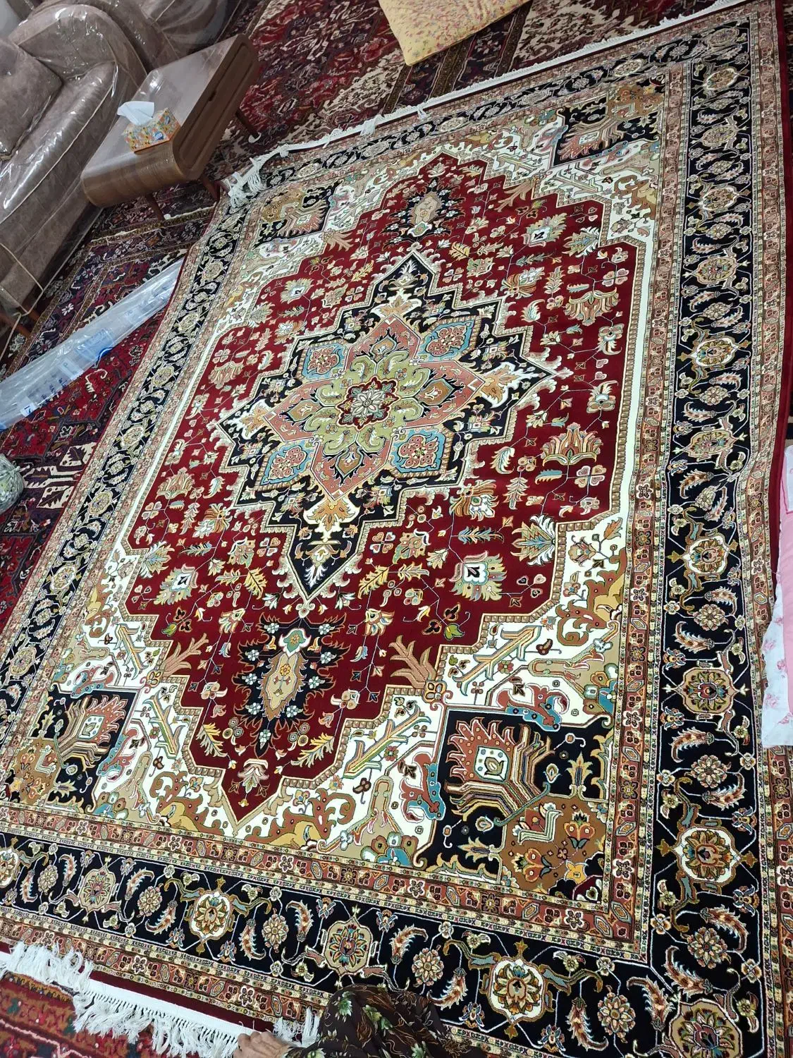 فرش ماشینی طرح هریس ۷۰۰شونه مشهد|فرش|قرچک, شهرک طلائیه|دیوار