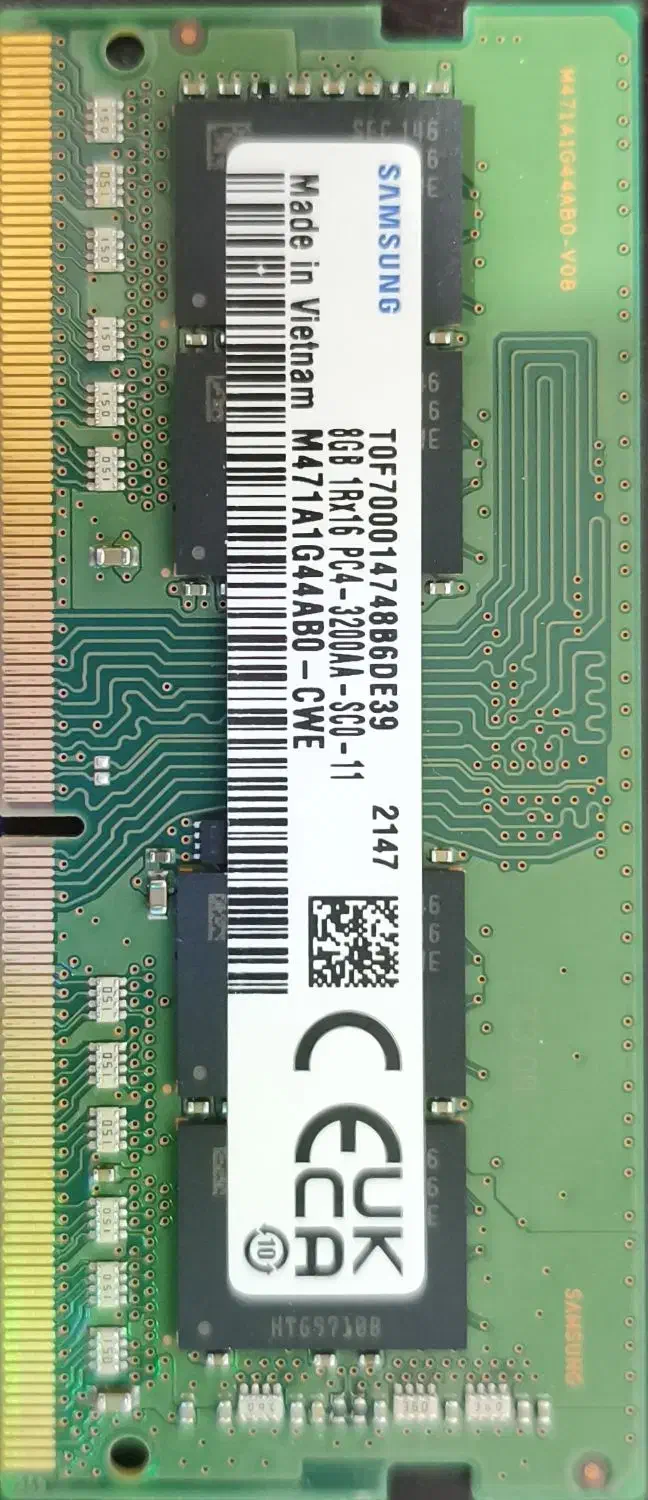 رم لپ‌تاپ ddr4 ۸gb 3200 ( دو عدد )|قطعات و لوازم جانبی رایانه|تهران, زیبادشت|دیوار