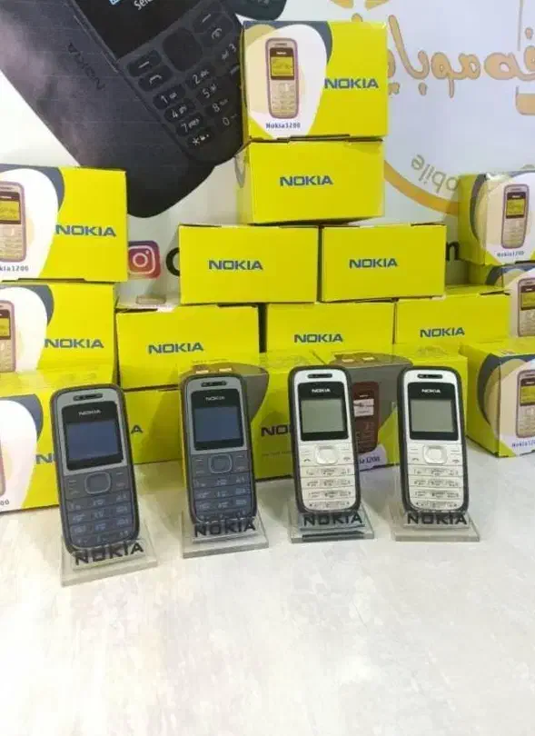 گوشی ساده نوکیا 1200اصل اورجینال شکلک دار nokia|موبایل|تبریز, |دیوار