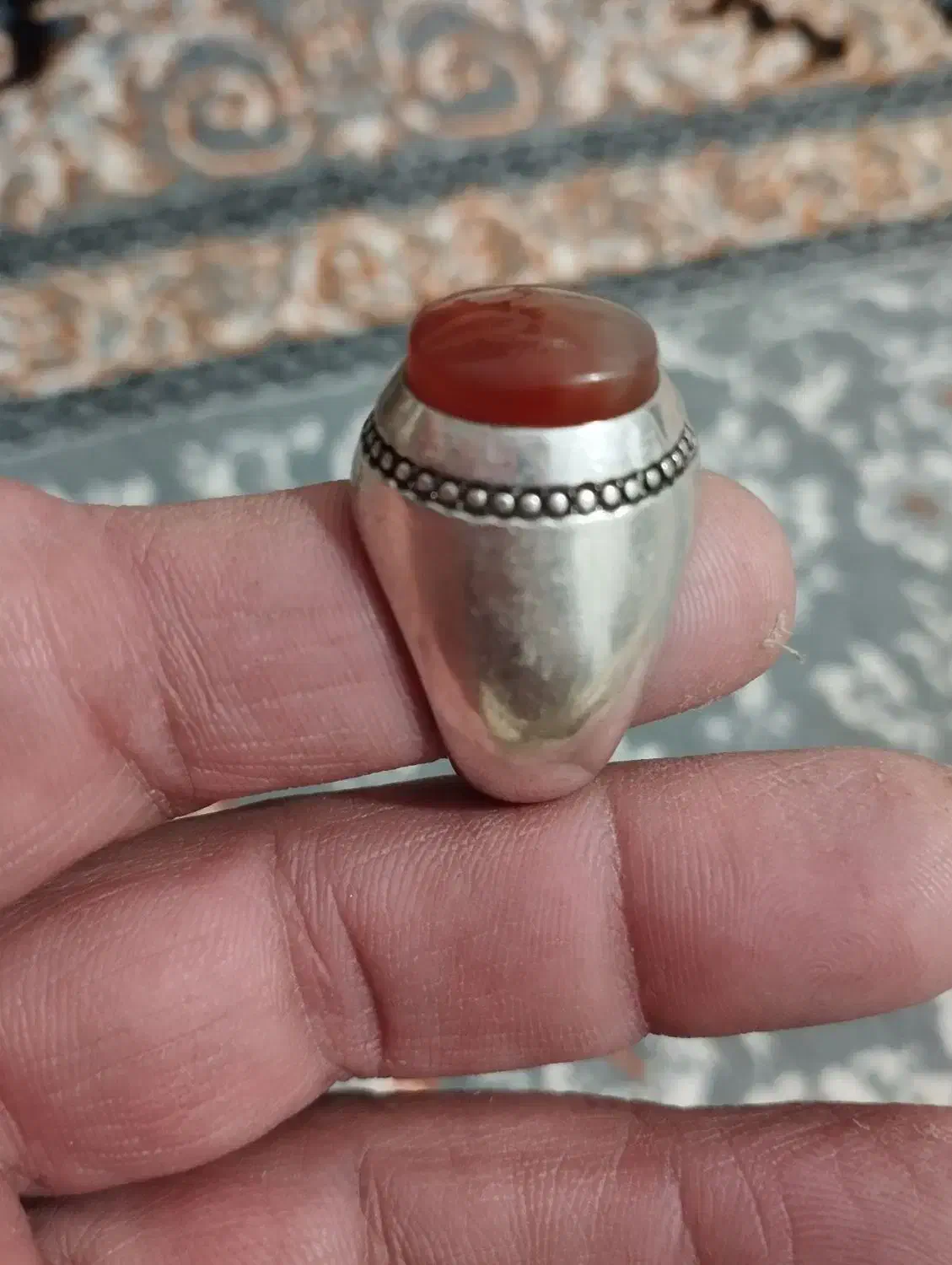 انگشتر عقیق یمنی رکاب صدوقی|جواهرات|مشهد, شهید شهریاری|دیوار