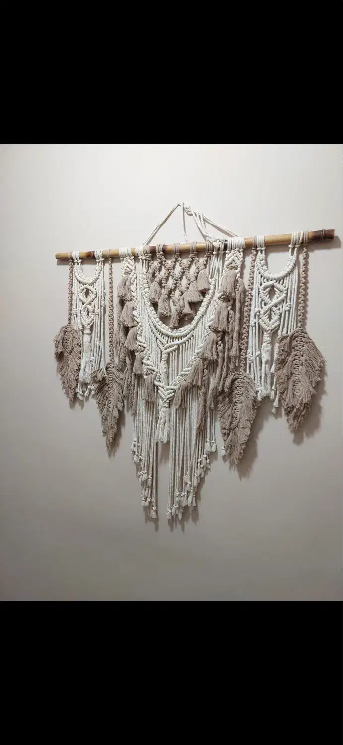 آویز مکرومه|صنایع دستی و سایر لوازم تزئینی|آمل, |دیوار