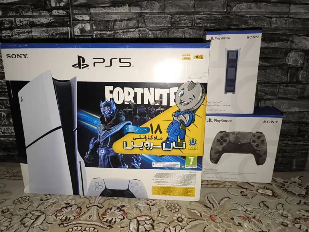 ps5 اسلیم یک ترابایت دیسک خور اروپا فول اپشن|کنسول، بازی ویدئویی و آنلاین|بروجن, |دیوار