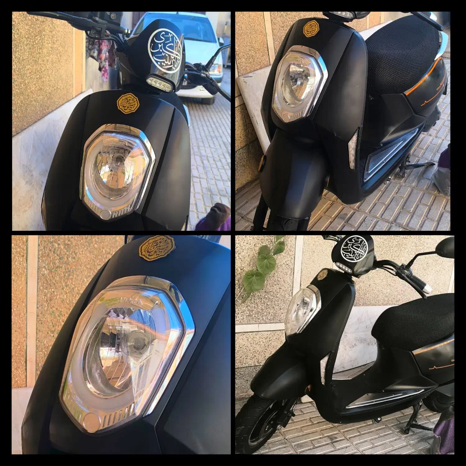 موتور برقی سپهر 1600 وات|موتورسیکلت|کاشان, درب زنجیر|دیوار