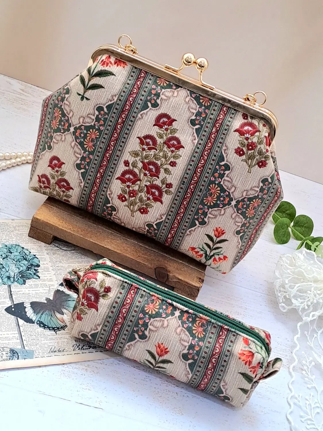 کیف مجلسی مخمل دستساز دستی/دوشی + کیف هدیه|کیف، کفش، کمربند|تهران, گلستان (شهرک راه آهن)|دیوار