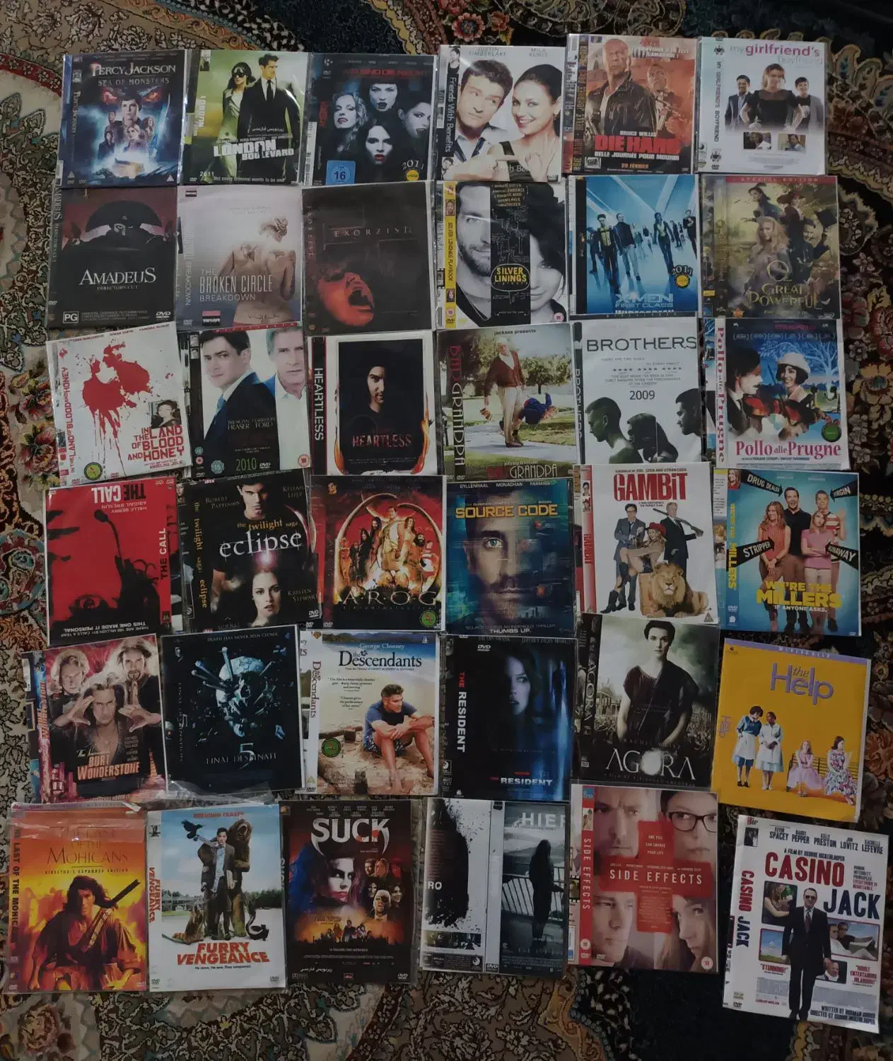 حدود ۱۸۵ حلقه فیلم سینمایی DVD خارجی|فیلم و موسیقی|آستارا, |دیوار