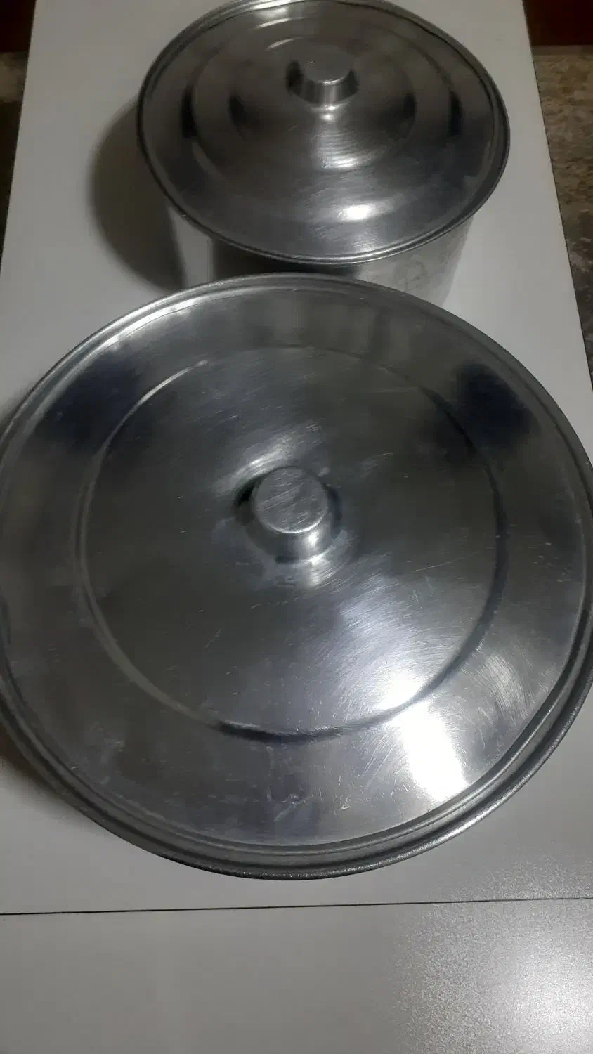 دوعدد قابلمه روحی بزرگ ۳۵نفره و ۲۰نفره|ظروف پختوپز|سنندج, |دیوار