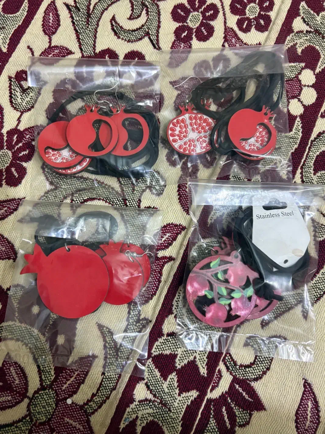 گوشواره و گردنبند ست یلدا|بدلیجات|اصفهان, شاهد|دیوار