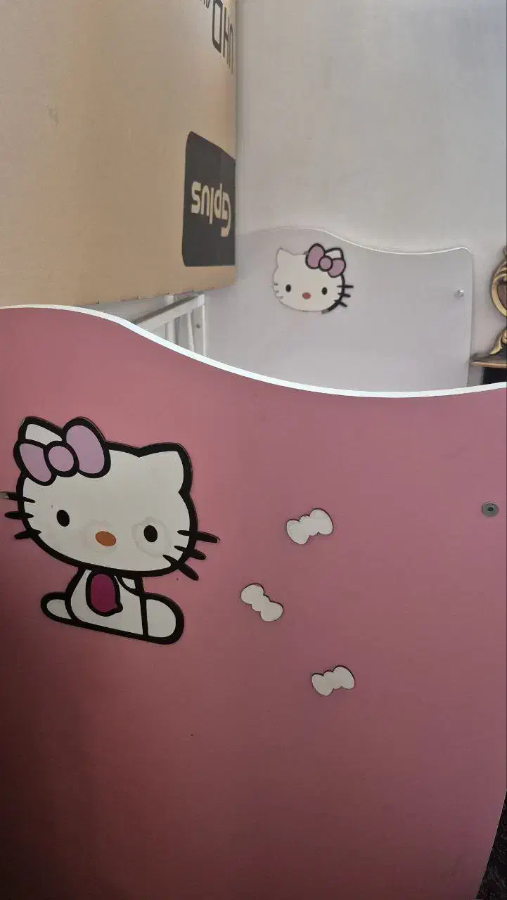 تخت دخترانه کودک کشو دار نو بدون ایراد|تخت و صندلی بچه|تبریز, |دیوار