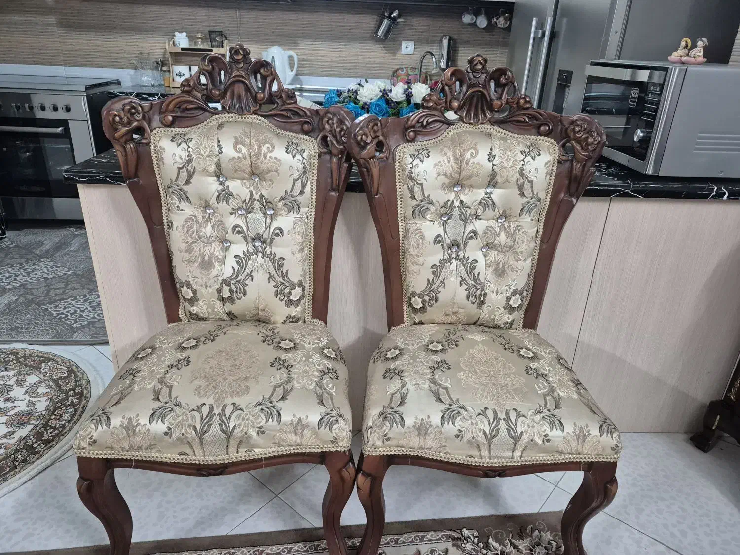 مبل سلطنتی ۹ نفره|مبلمان خانگی و میز عسلی|قرچک, مهدیه|دیوار