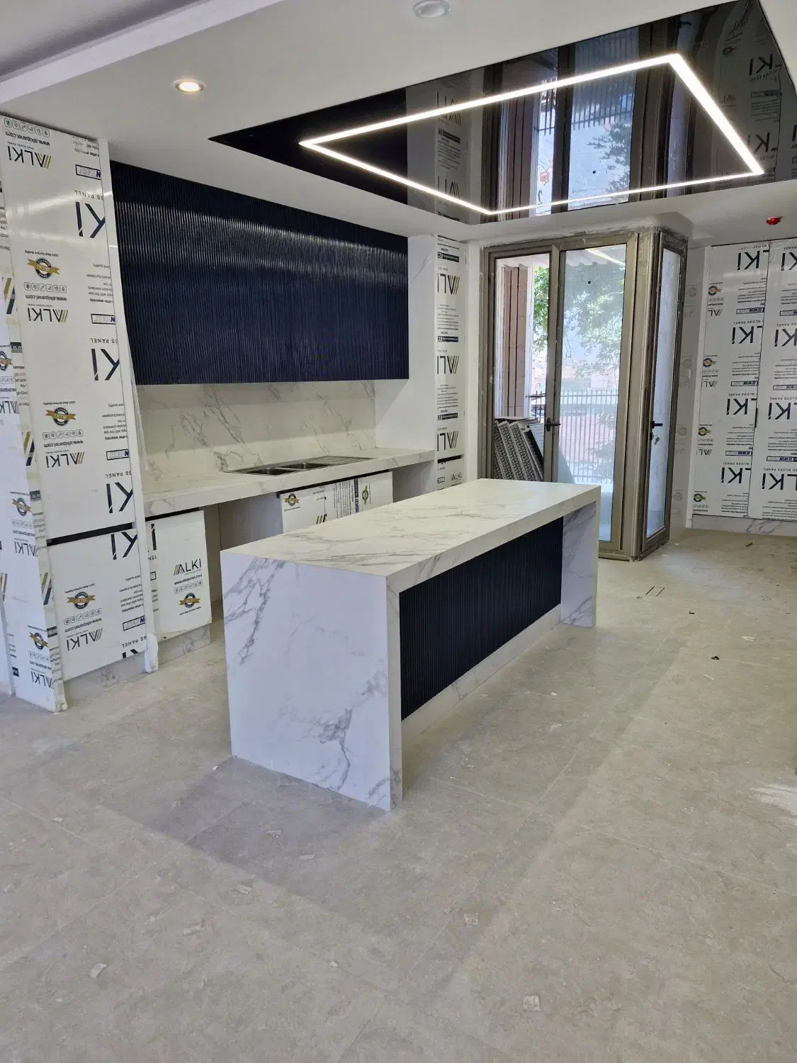 صفحه کابینت سرامیکی و سنگ|مصالح و تجهیزات ساختمان|لنجان, |دیوار