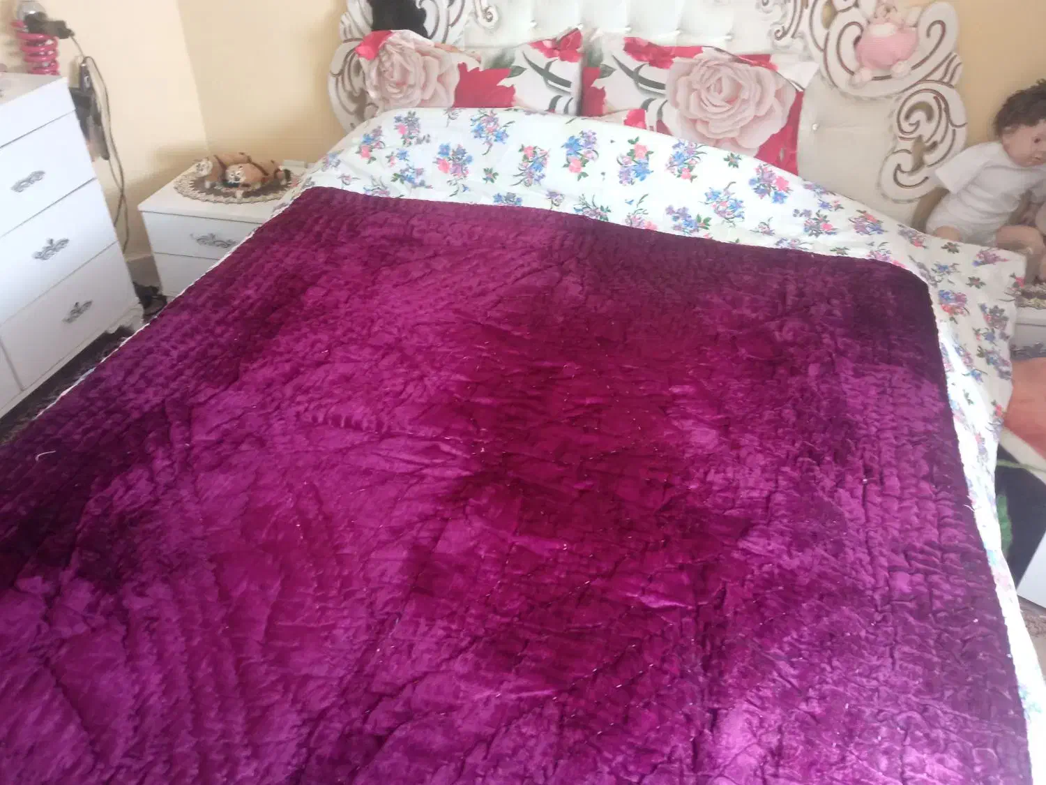 دوعددلحاف تمیزونو|رختخواب، بالش، پتو|تبریز, |دیوار