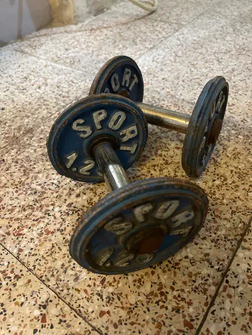 دمبل قدیمی|تجهیزات ورزشی|کرج, حصارک پایین|دیوار