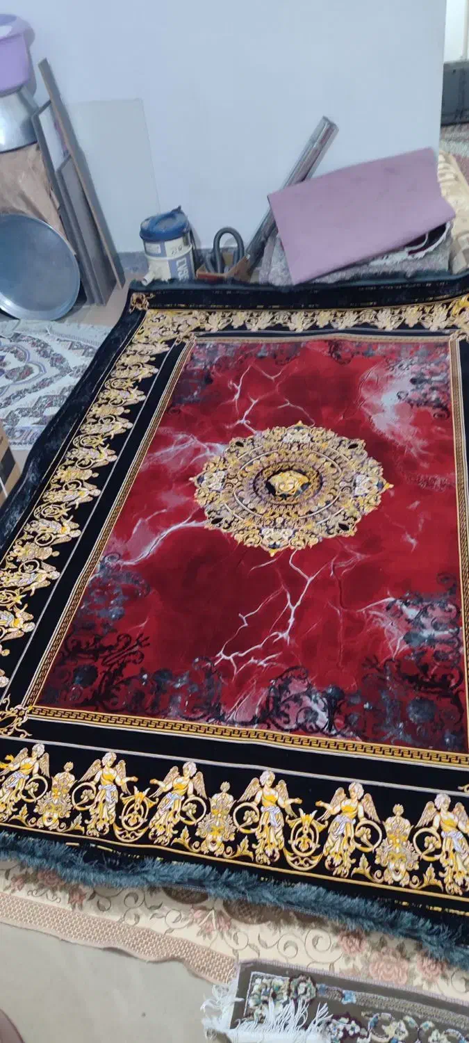 ۳ عدد فرش ۹ متری ۱۲۰۰ شانه عقیق|فرش|خرم‌آباد, |دیوار