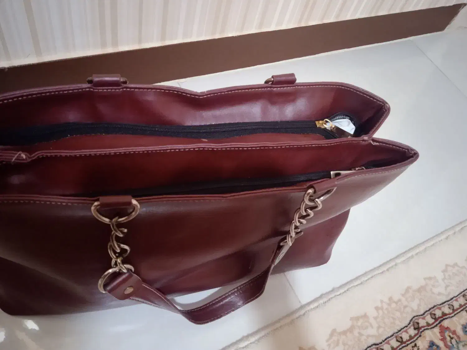 دوتا کیف بزرگ ومجلسی تمیز ونو|کیف، کفش، کمربند|اراک, |دیوار