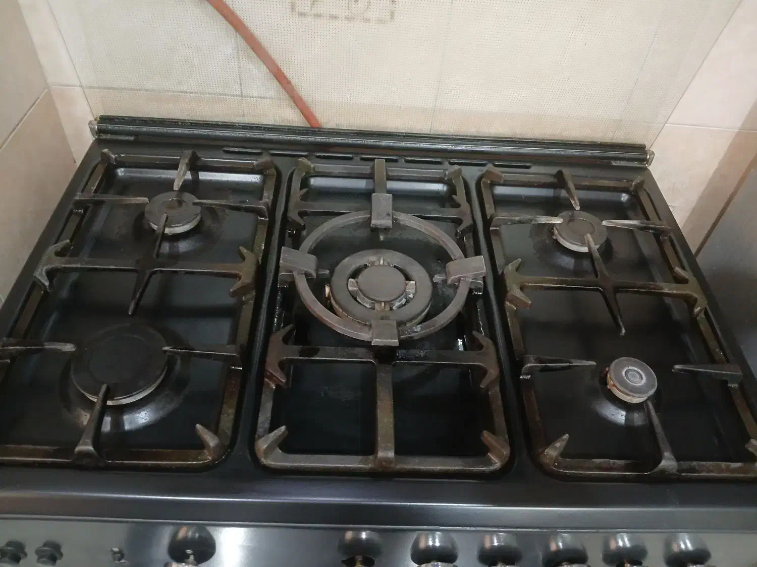 گاز فر۵شعله آلتون چدن بسیار تمیز|اجاق گاز و لوازم برقی پختوپز|تهران, جوادیه|دیوار