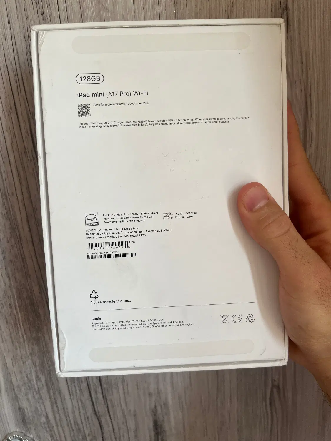 iPad mini7 2024 128gig wifi|تبلت|تهران, فلسطین (میدان انقلاب)|دیوار