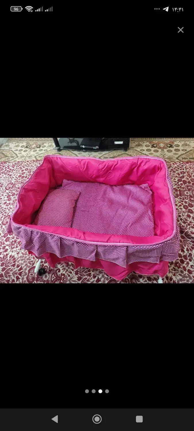 گهواره در حد نو سالم|تخت و صندلی بچه|قزوین, |دیوار