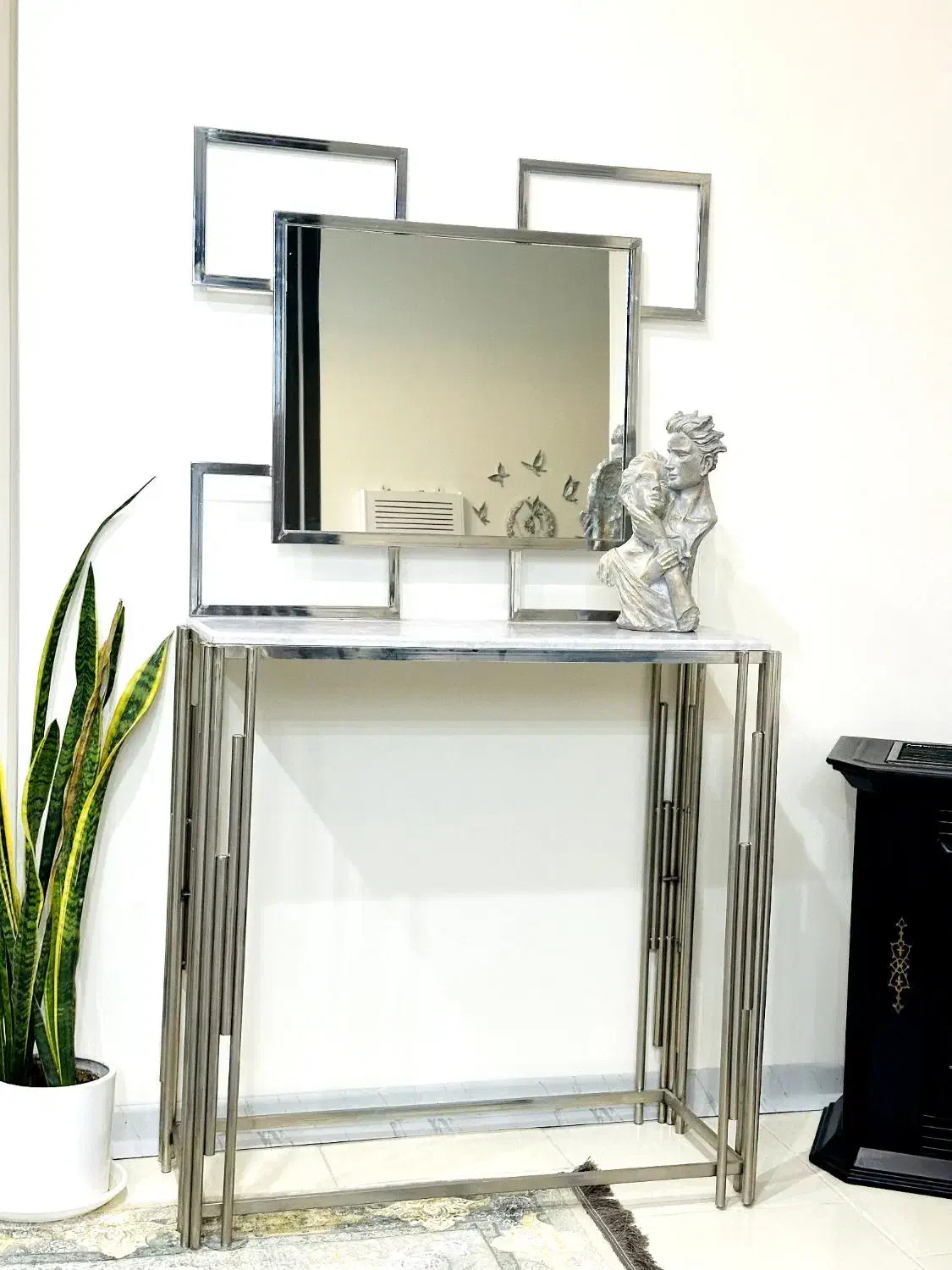 آینه و کنسول درحدنو|بوفه، ویترین، کنسول|رباط‌کریم, رباط‌کریم|دیوار