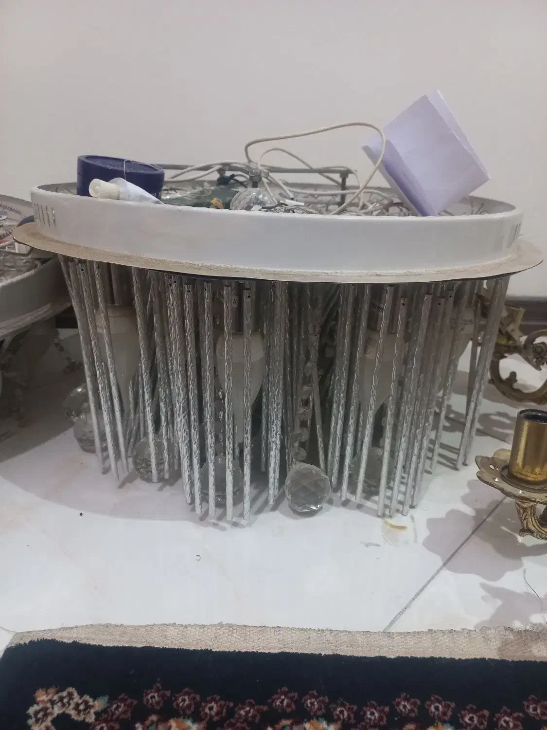 دوعددلوستر پرنور|لوستر و چراغ آویز|تهران, نبی اکرم|دیوار