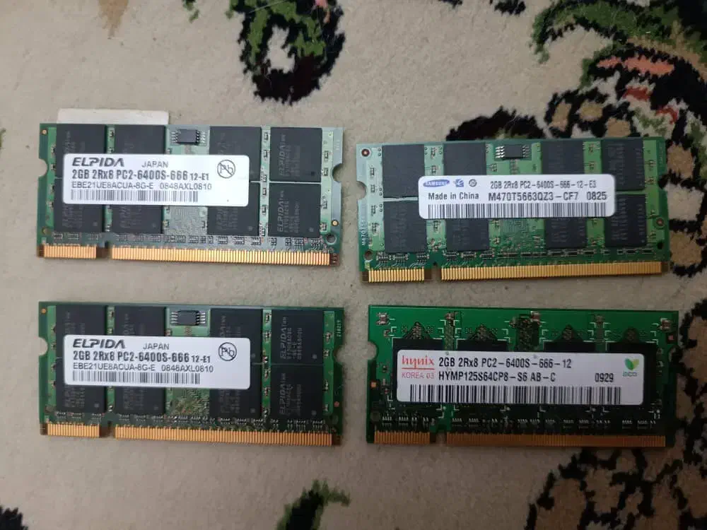 ram ddr2 va 3رم لبتاب|قطعات و لوازم جانبی رایانه|تهران, شهران جنوبی|دیوار