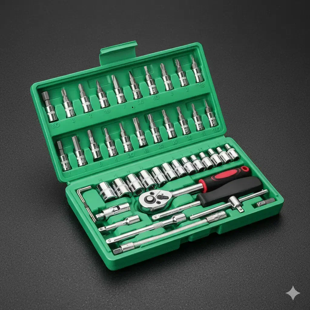 جعبه بکس ۴۵عددی مدل MaxGo/ابزار کامل و قابل‌اعتماد|ابزارآلات|گرگان, |دیوار