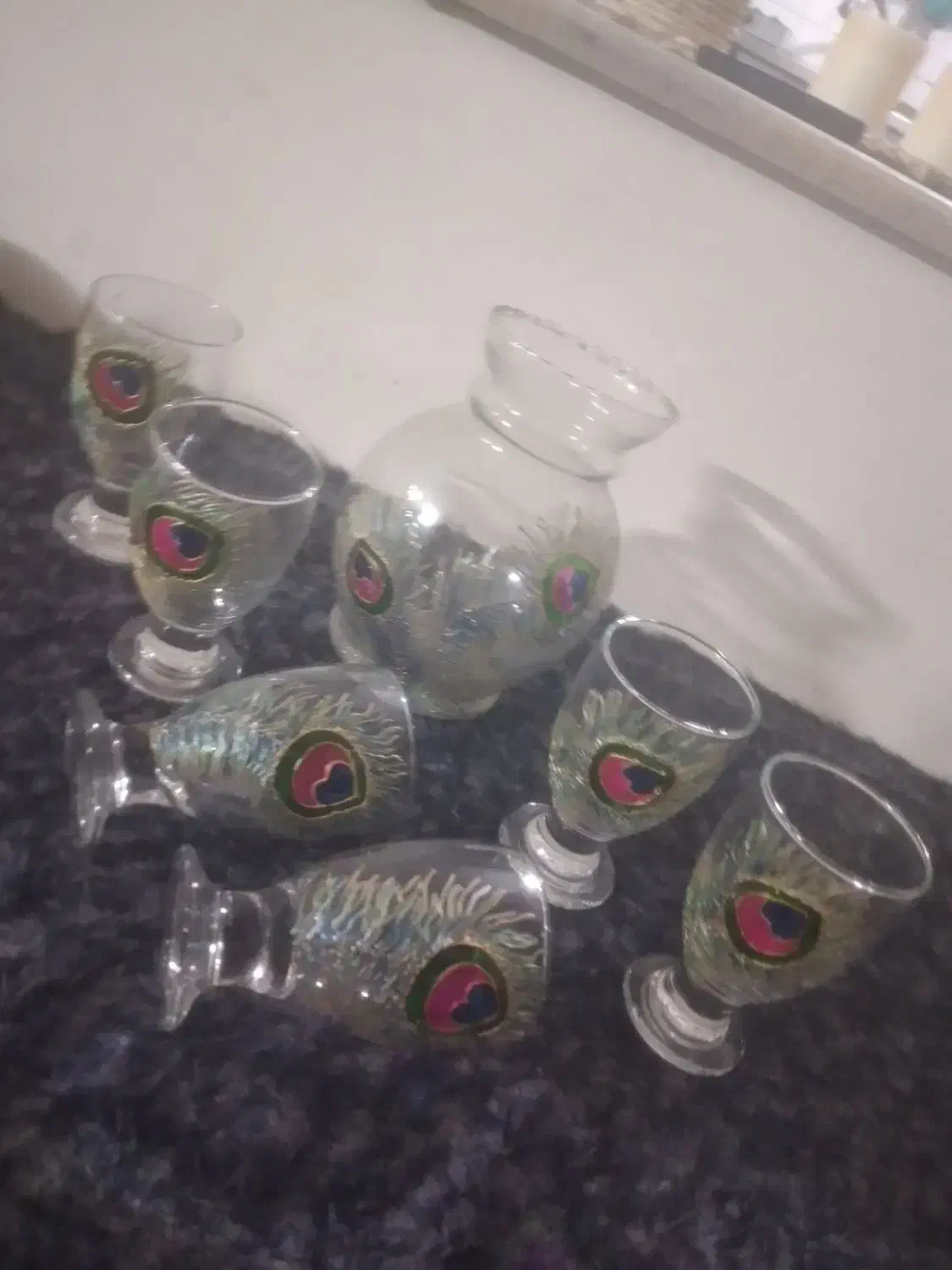 جام و تنگ زیبا|ظروف سرو و پذیرایی|مشهد, گلبرگ شمالی|دیوار