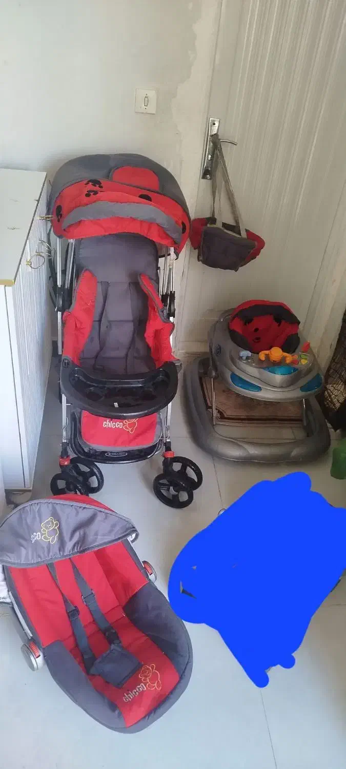 چهارتیکه کودک|کالسکه و لوازم جانبی|دورود, |دیوار