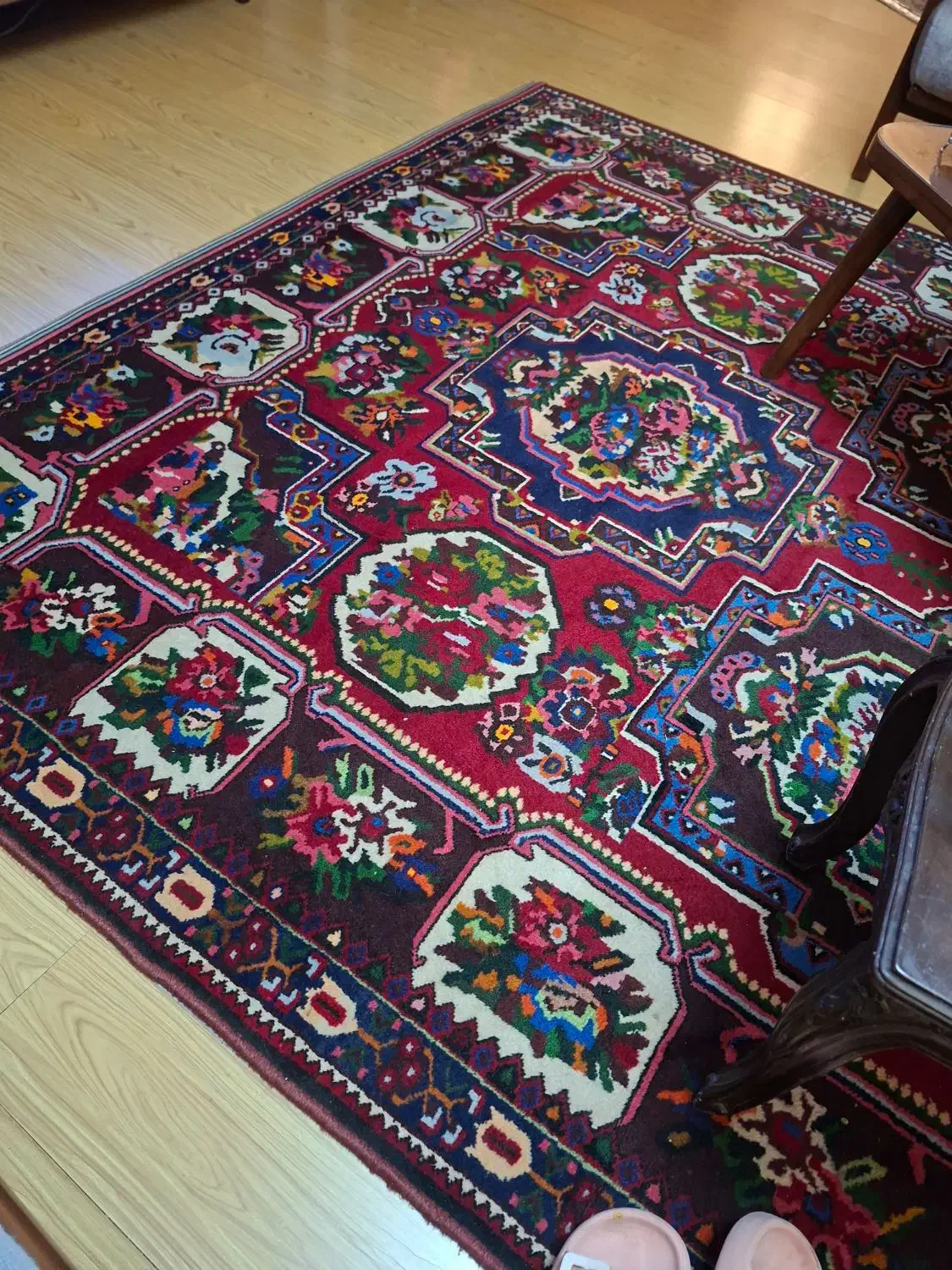 جفت فرش قشقایی در حد نوهفت متری|فرش|تهران, سازمان برنامه شمالی|دیوار