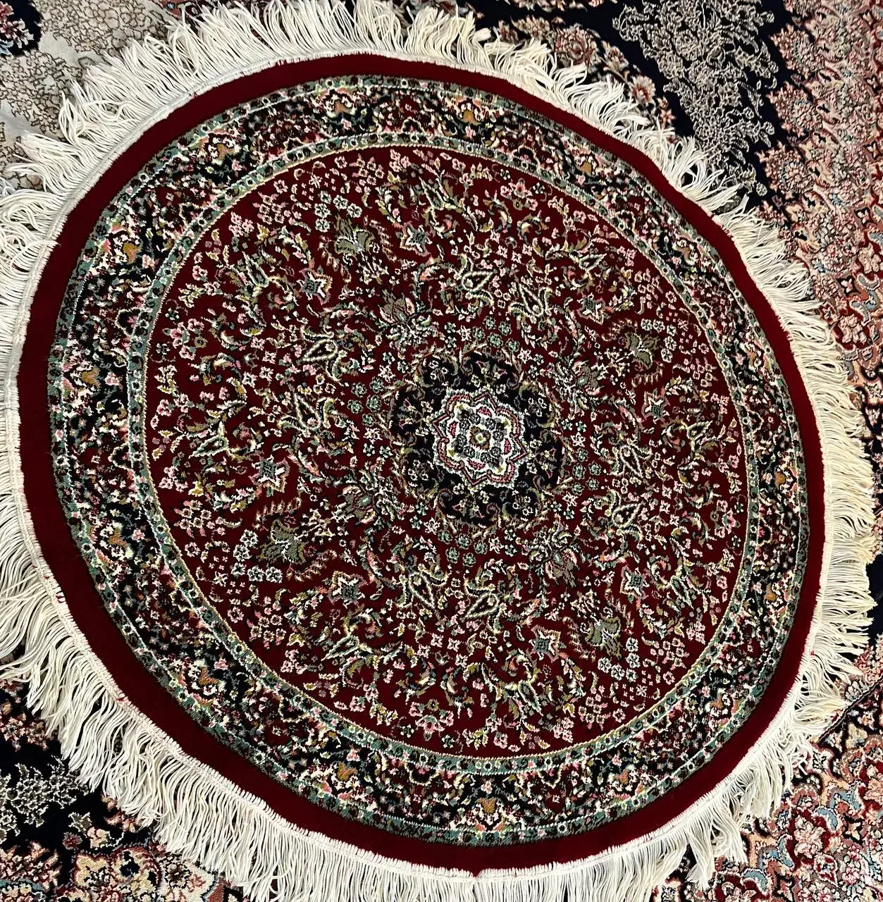 فرش گرد|فرش|کرمانشاه, |دیوار