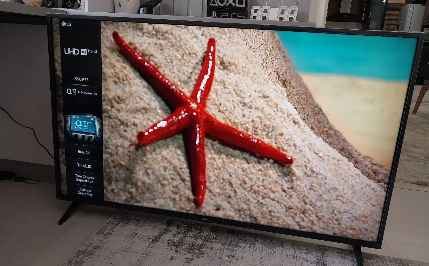 ال ای دی ال‌جی ۵۵ هوشمند فورکی دوگیرنده نو نو|تلویزیون و پروژکتور|هشتگرد, شهرک گلها|دیوار