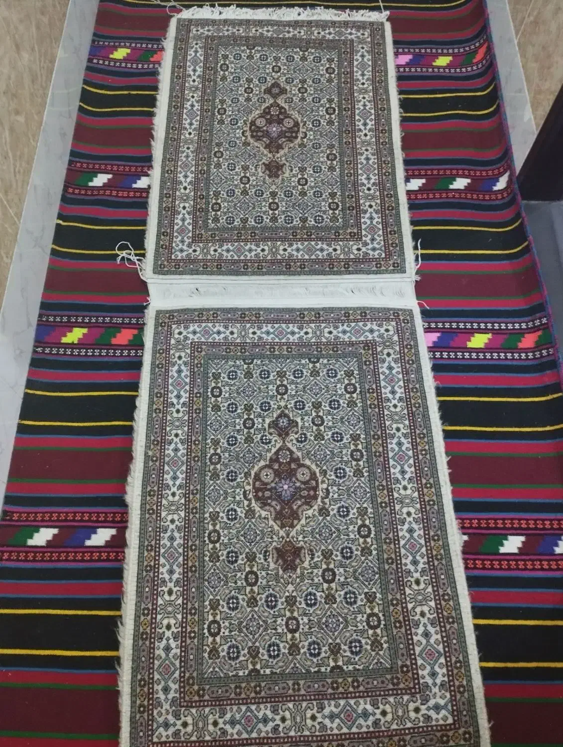 قالیچه دست باف 60 /90|فرش|بیرجند, |دیوار