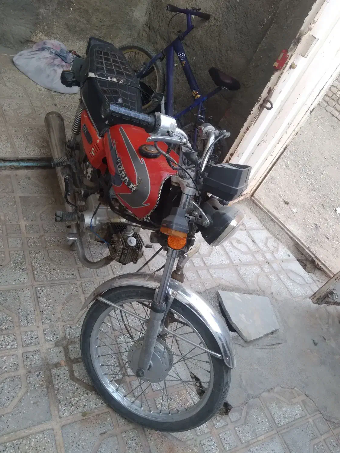 موتور فروشی مدل۸۰پلاک ملی|موتورسیکلت|بایک, |دیوار