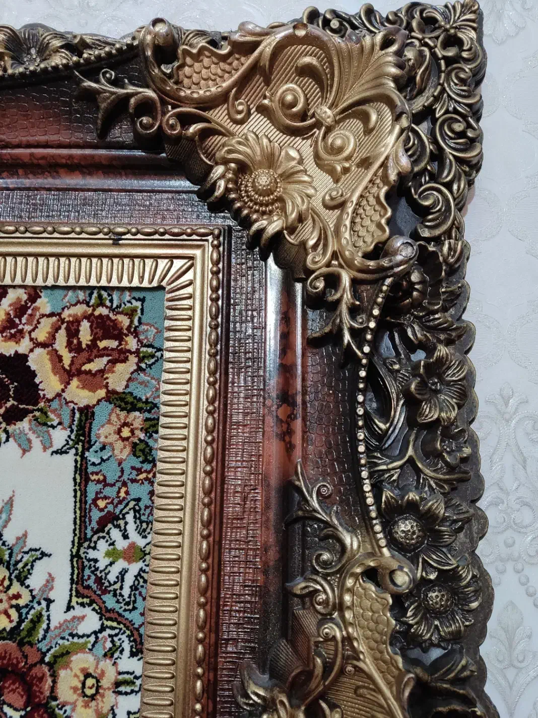 تابلو فرش ماشینی درحد وان یکاد|تابلو فرش|اردبیل, |دیوار